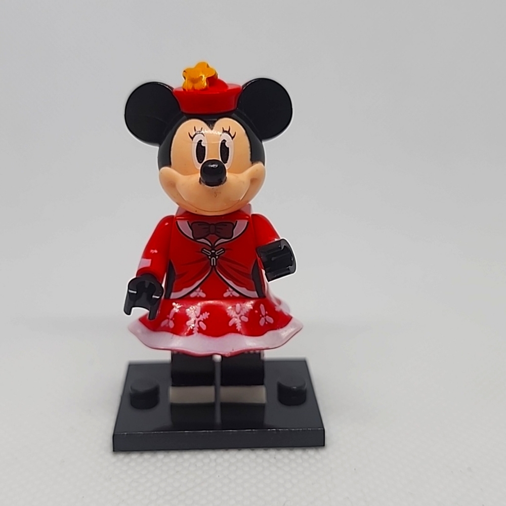Minnie Mouse DISNEY christmas dress Mini-figure buildingblock lego compatible
